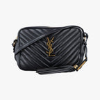 Saint Laurent Lou Camera Black Leather