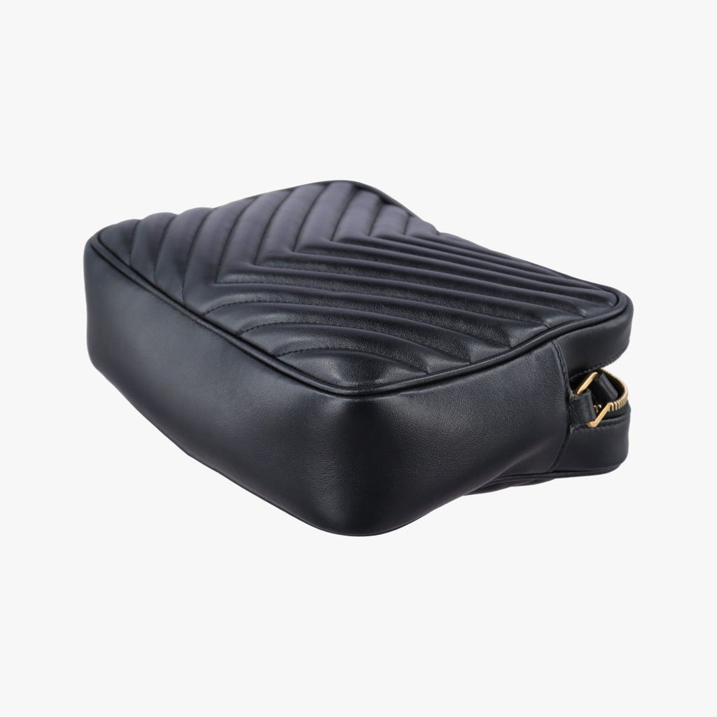 Saint Laurent Lou Camera Black Leather — view 6