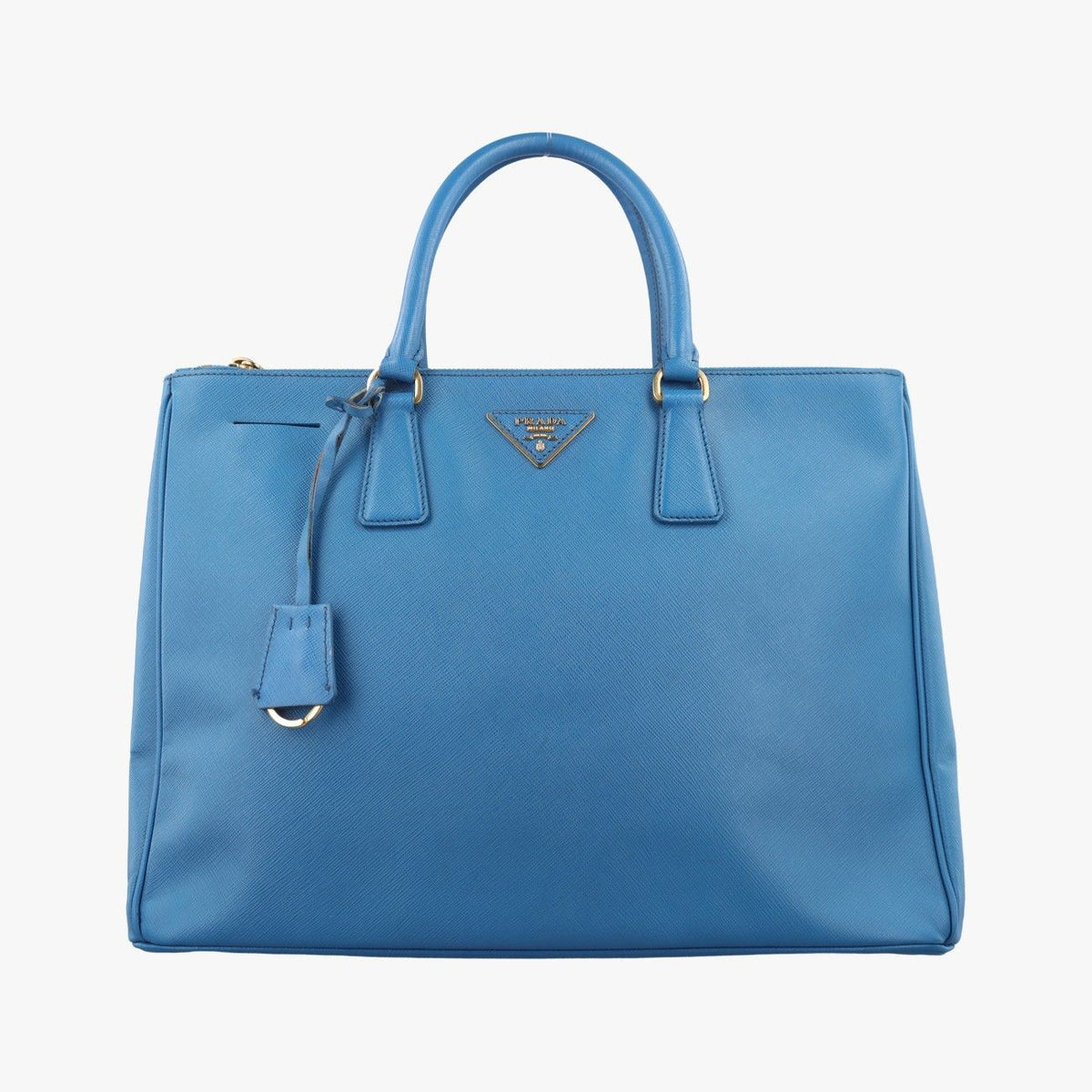 Prada Galleria Blue Saffiano Leather