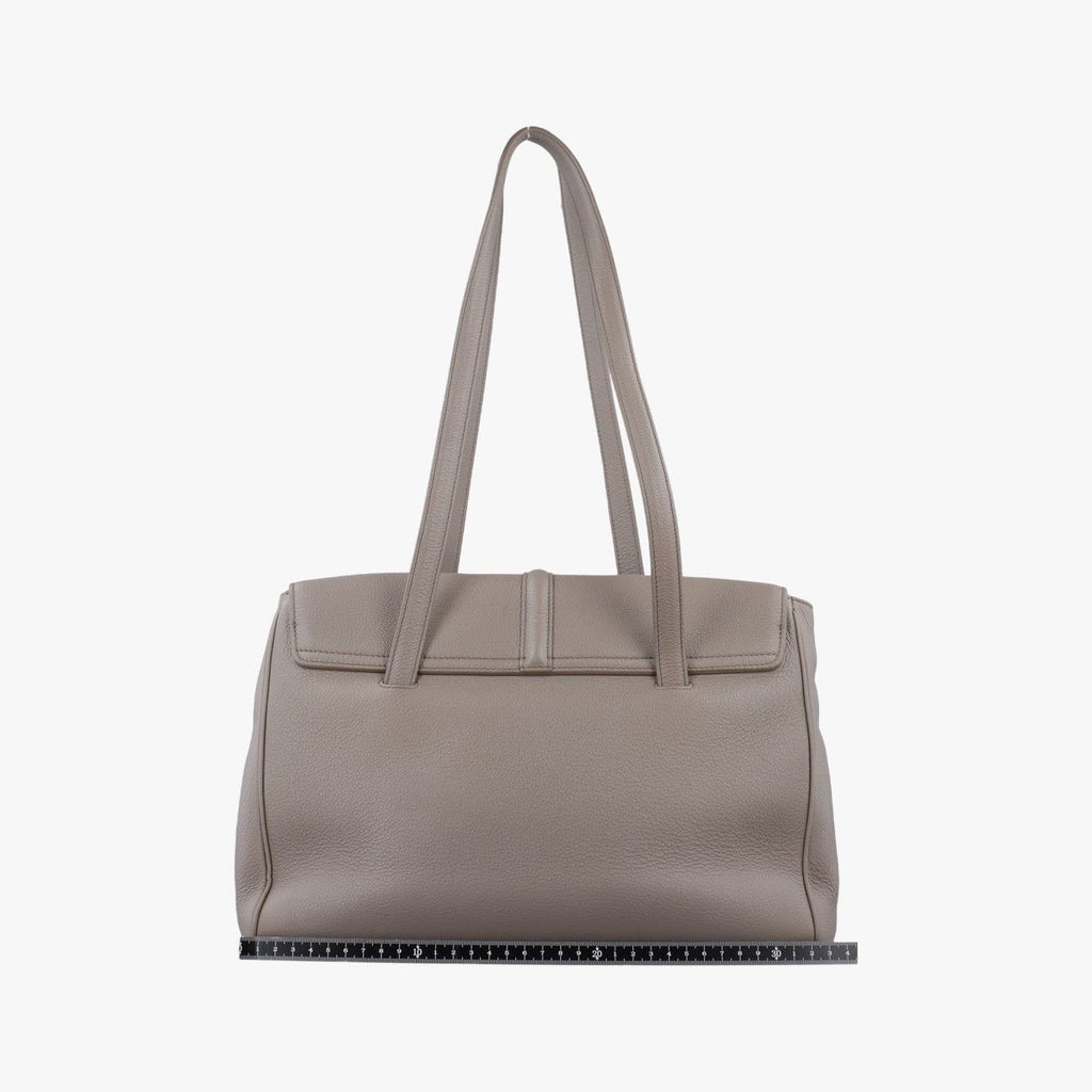 Celine Large 16 Tote Bag Gray Leather — view 2