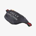 Gucci Print Black Leather Handbag — view 4