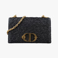 Dior 30 Montaigne Black Leather 02 BO Handbag