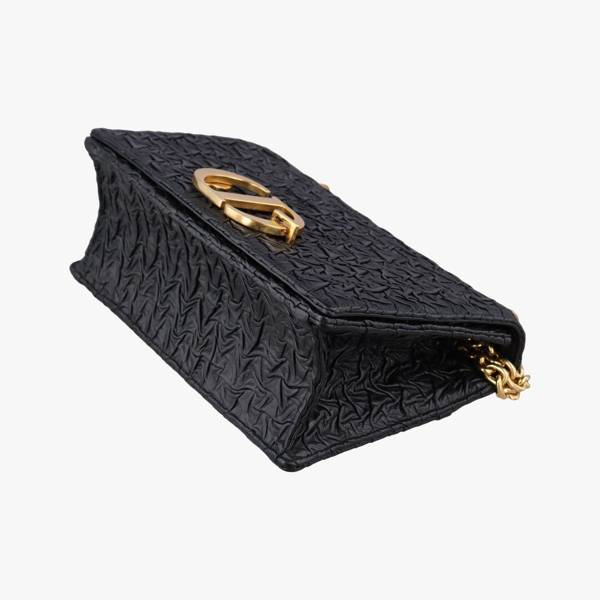 Dior 30 Montaigne Black Leather 02 BO Handbag — view 4