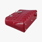 Dior Lady Red Patent Handbag — view 5