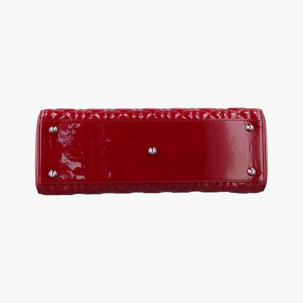 Dior Lady Red Patent Handbag — view 3