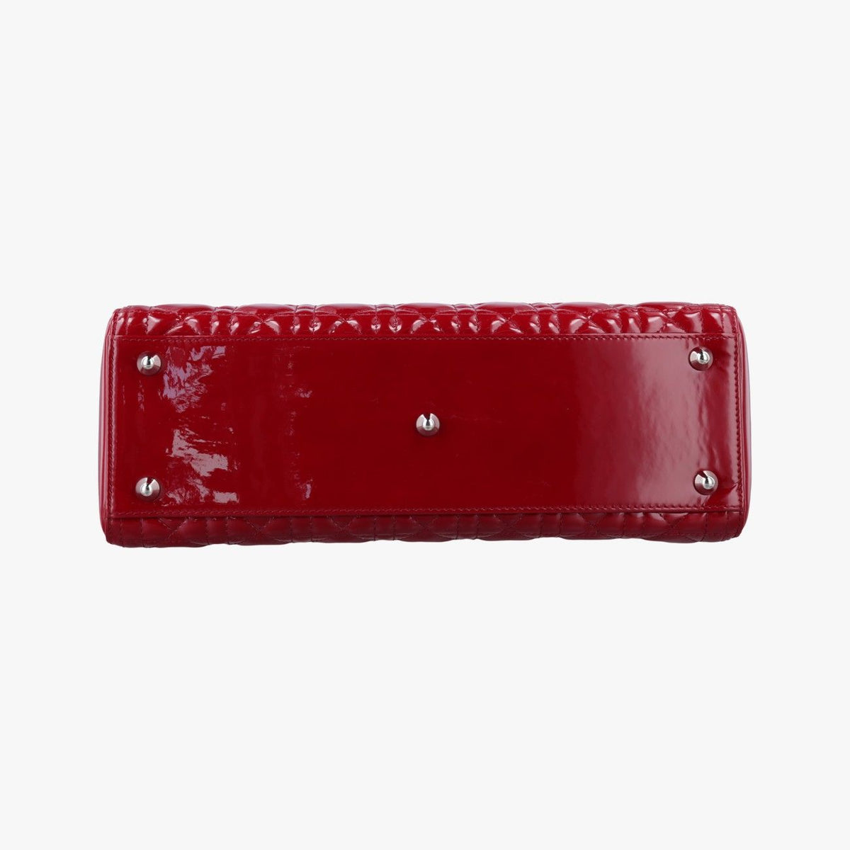 Dior Lady Red Patent Handbag — view 3
