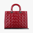 Dior Lady Red Patent Handbag — view 2