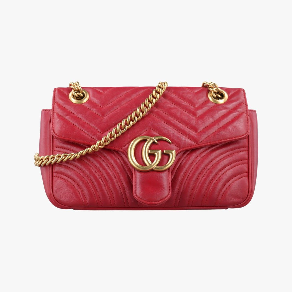 Gucci GG Marmont Red Leather