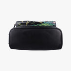 Gucci Tropical Print Black Multicolor Leather Backpack — view 3