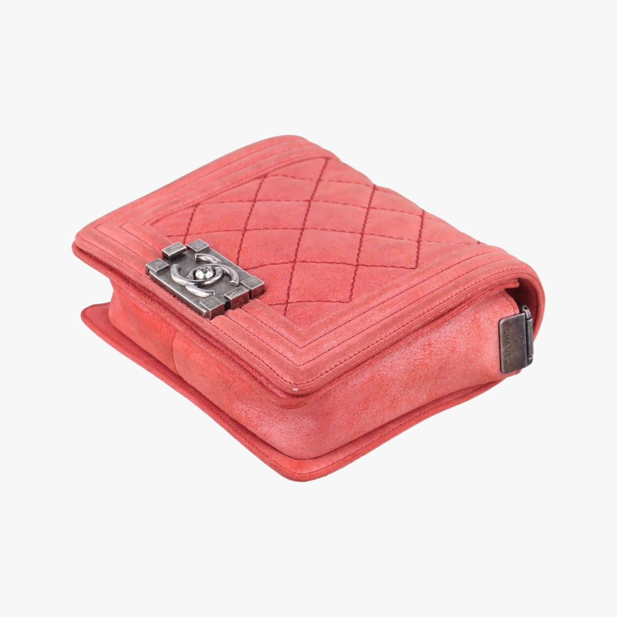 Chanel Boy Red Leather — view 4