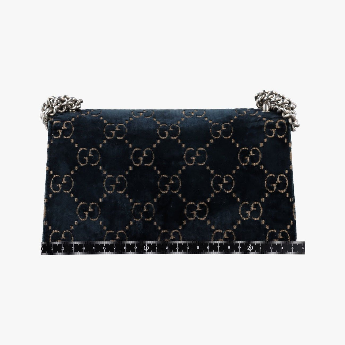 Gucci Dionysus Navy Velour Shoulder Bag — view 2