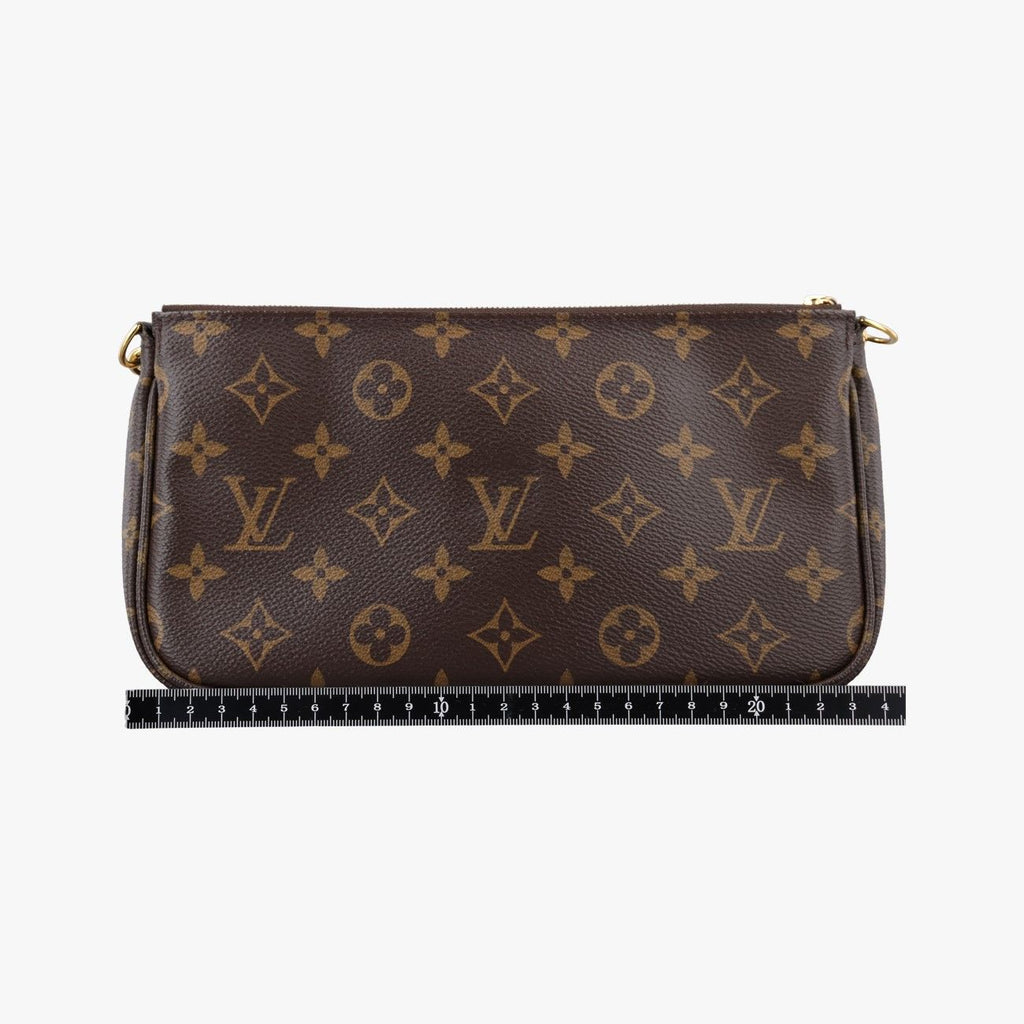 Louis Vuitton Multi Pochette Accessoires Monogram Brown Khaki Canvas — view 2