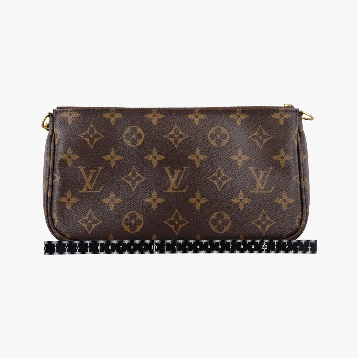 Louis Vuitton Multi Pochette Accessoires Monogram Brown Khaki Canvas — view 2