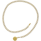 Chanel Belt CC Logo Chain Gold Plated