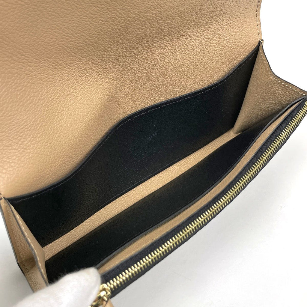 Louis Vuitton Portefeuille Emily Wallet Bifold Monogram Empreinte Black — view 5