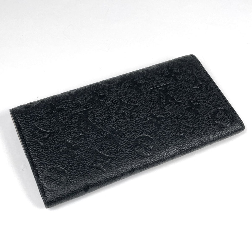 Louis Vuitton Portefeuille Emily Wallet Bifold Monogram Empreinte Black — view 2