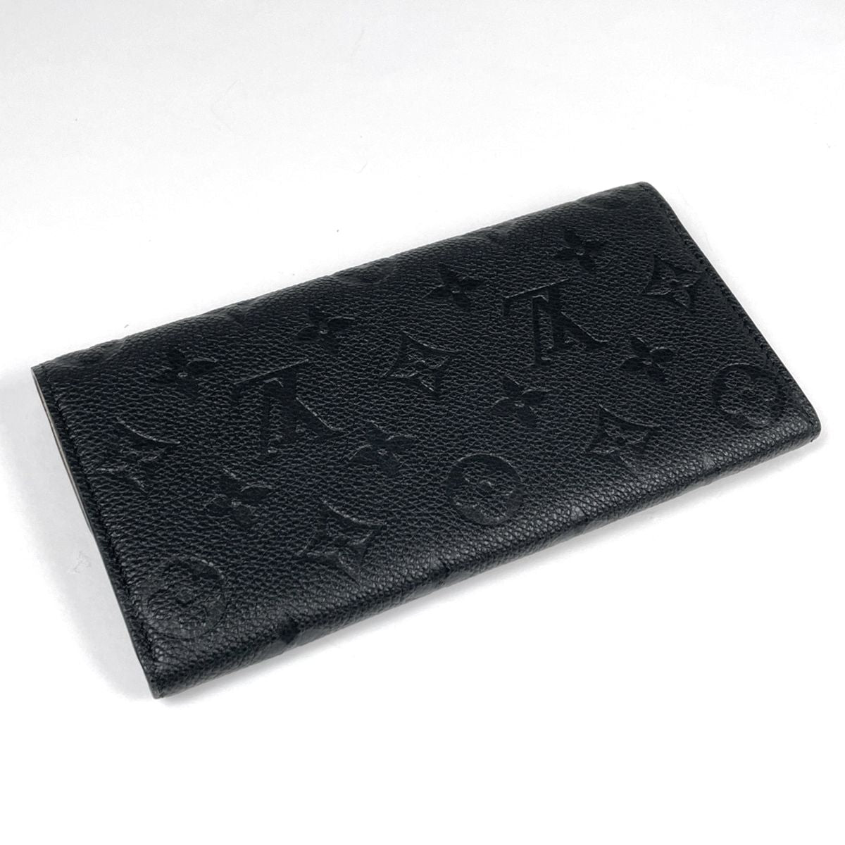Louis Vuitton Portefeuille Emily Wallet Bifold Monogram Empreinte Black — view 2