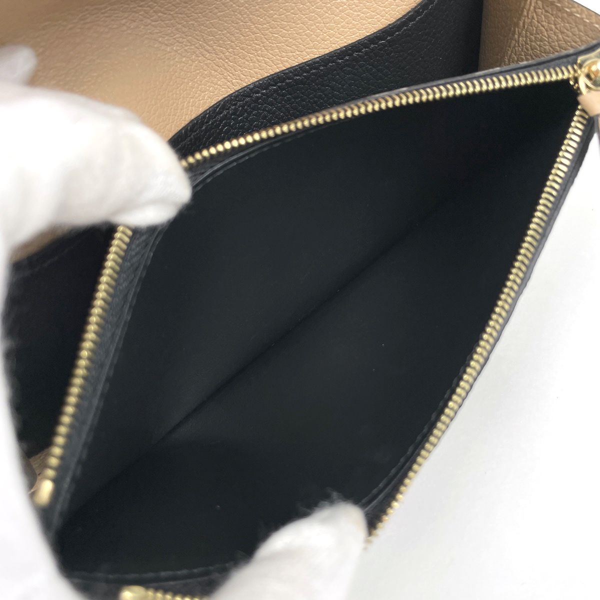 Louis Vuitton Portefeuille Emily Wallet Bifold Monogram Empreinte Black — view 6