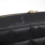 Chanel Handbag Choco Bar CC Logo Leather Black — view 6