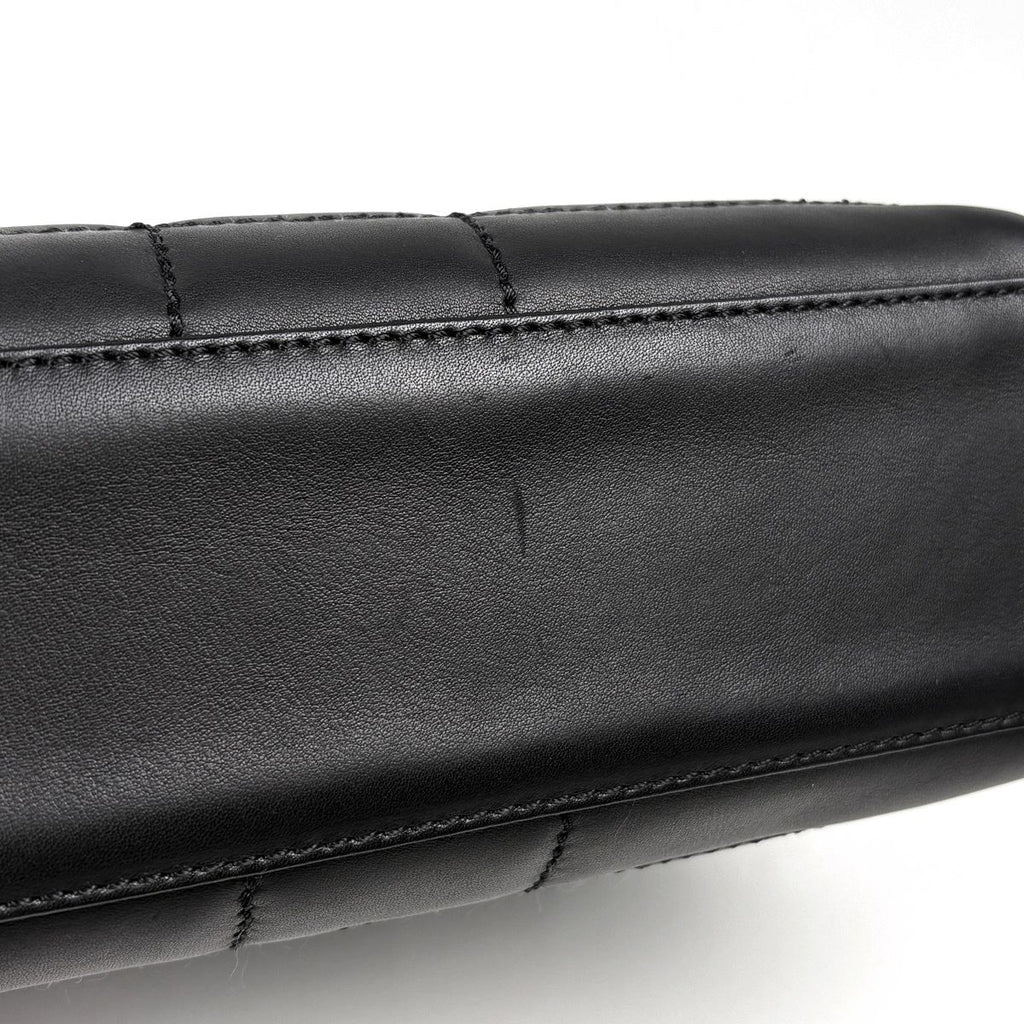 Chanel Handbag Choco Bar CC Logo Leather Black — view 3