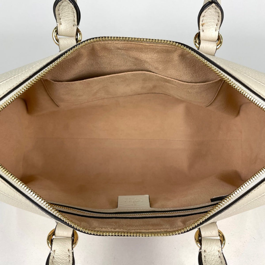 Gucci Handbag Ophidia GG Marmont Sherry Line Leather White — view 8