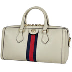 Gucci Handbag Ophidia GG Marmont Sherry Line Leather White