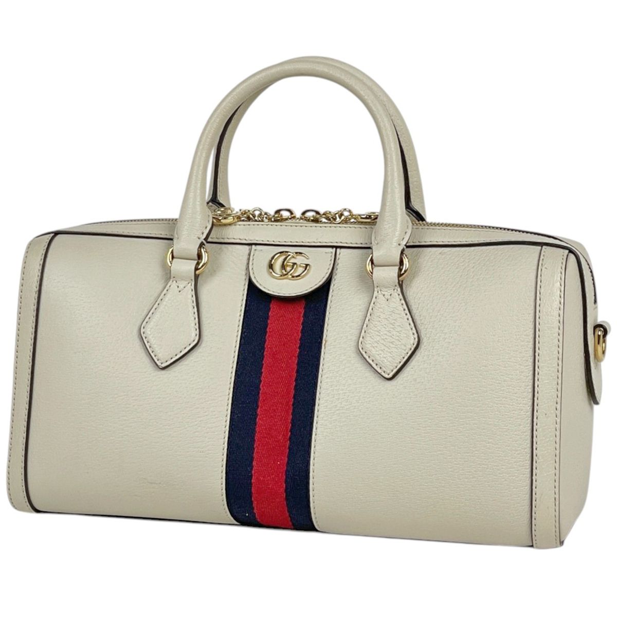 Gucci Handbag Ophidia GG Marmont Sherry Line Leather White