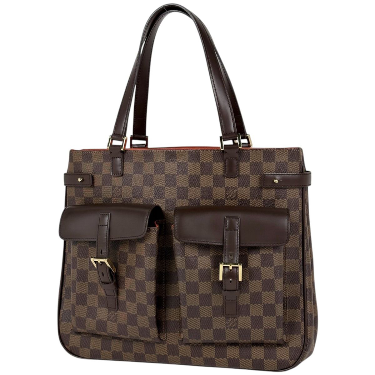 Louis Vuitton Uzes Tote Shoulder Bag Damier Brown