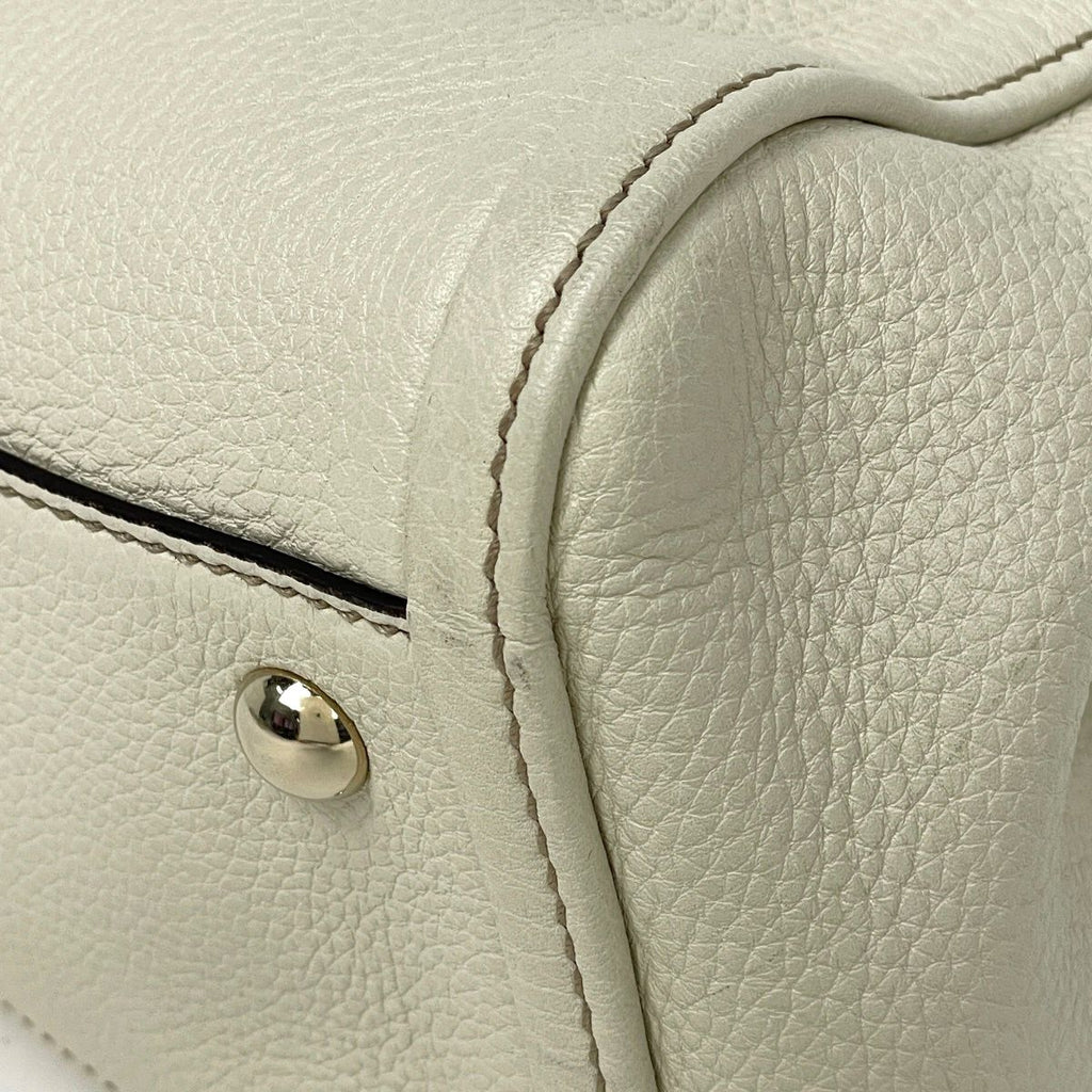 Gucci Handbag Soho Interlocking G 2-Way Leather Ivory — view 3