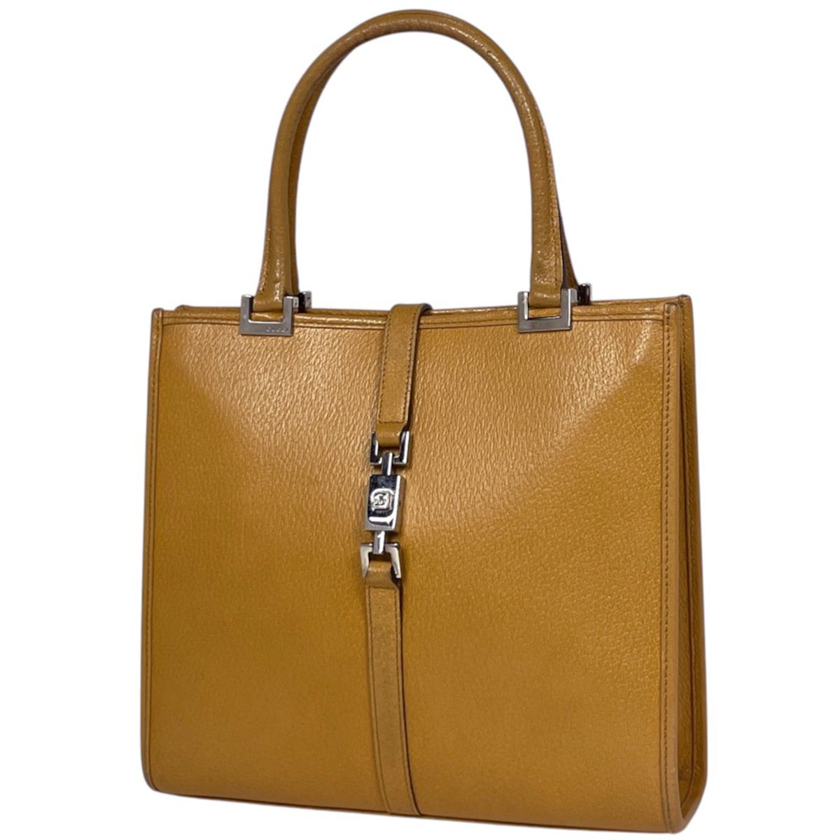 Gucci Handbag Jackie Line Leather Camel