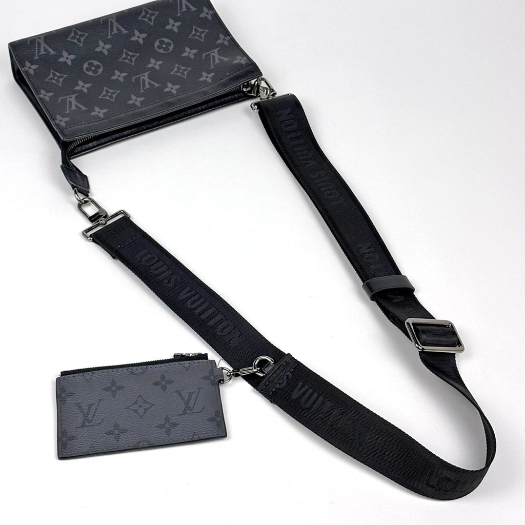 Louis Vuitton Gaston Wearable Wallet Shoulder Bag 2-Way Second Monogram Eclipse — view 7