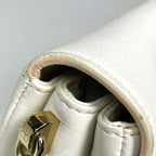 Dior Shoulder Bag Leather White — view 4
