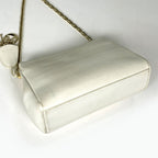 Dior Shoulder Bag Leather White — view 2