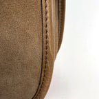 Saint Laurent Shoulder Bag Suede Brown — view 3