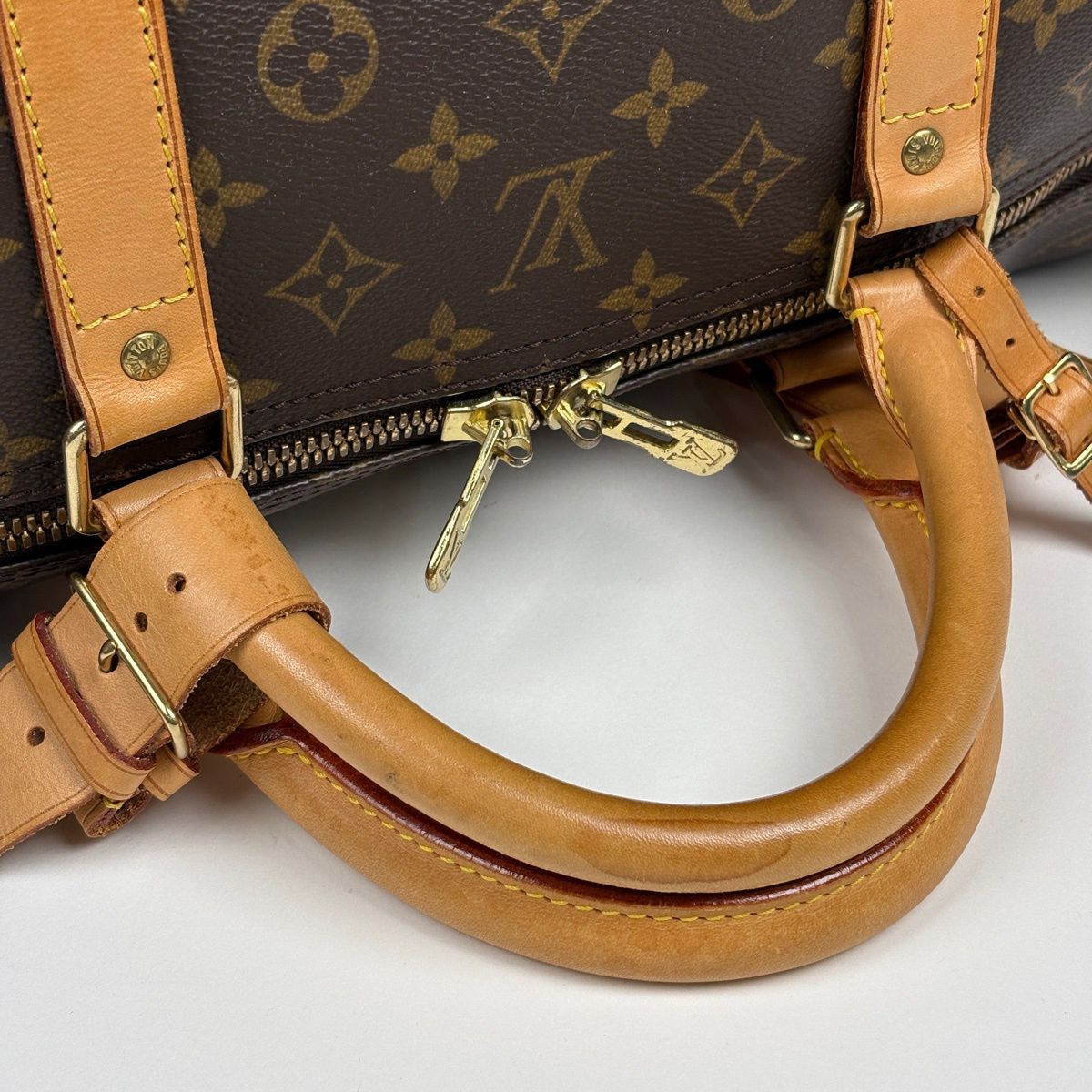 Louis Vuitton Keepall 60 Boston Bag Monogram Brown — view 8