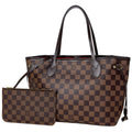 Louis Vuitton Neverfull PM Tote Bag Damier Brown