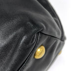 Prada Handbag Ribbon 2-Way Leather Nero Pink — view 3