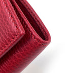 Gucci Key Case GG Marmont Double G Leather Red Key Holder — view 3