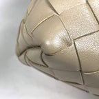 Bottega Veneta Shoulder Bag Leather Beige — view 3