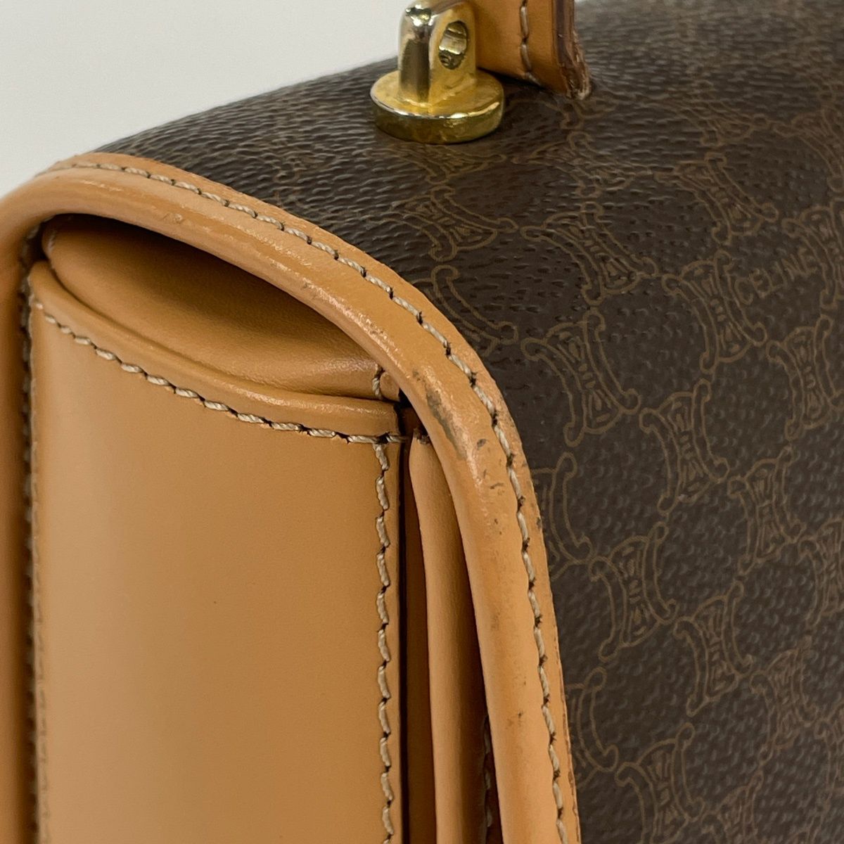 Celine Handbag Macadam Brown — view 4