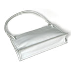 Loewe Tote Bag Crown Studs Logo Leather White — view 2