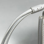 Loewe Tote Bag Crown Studs Logo Leather White — view 4