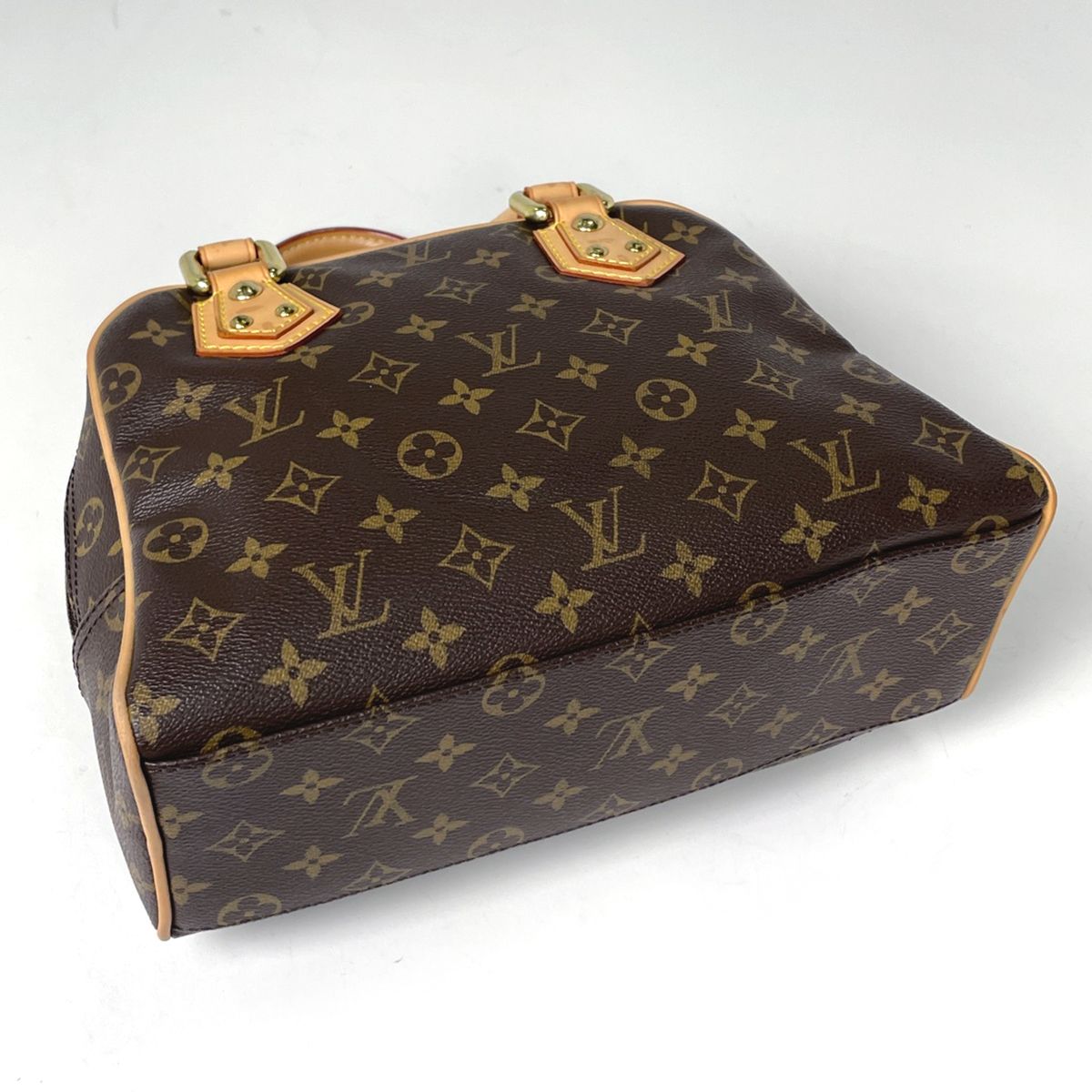 Louis Vuitton Manhattan PM Handbag Monogram Brown — view 2