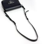 Prada Shoulder Bag Identity Saffiano Leather Nero — view 7