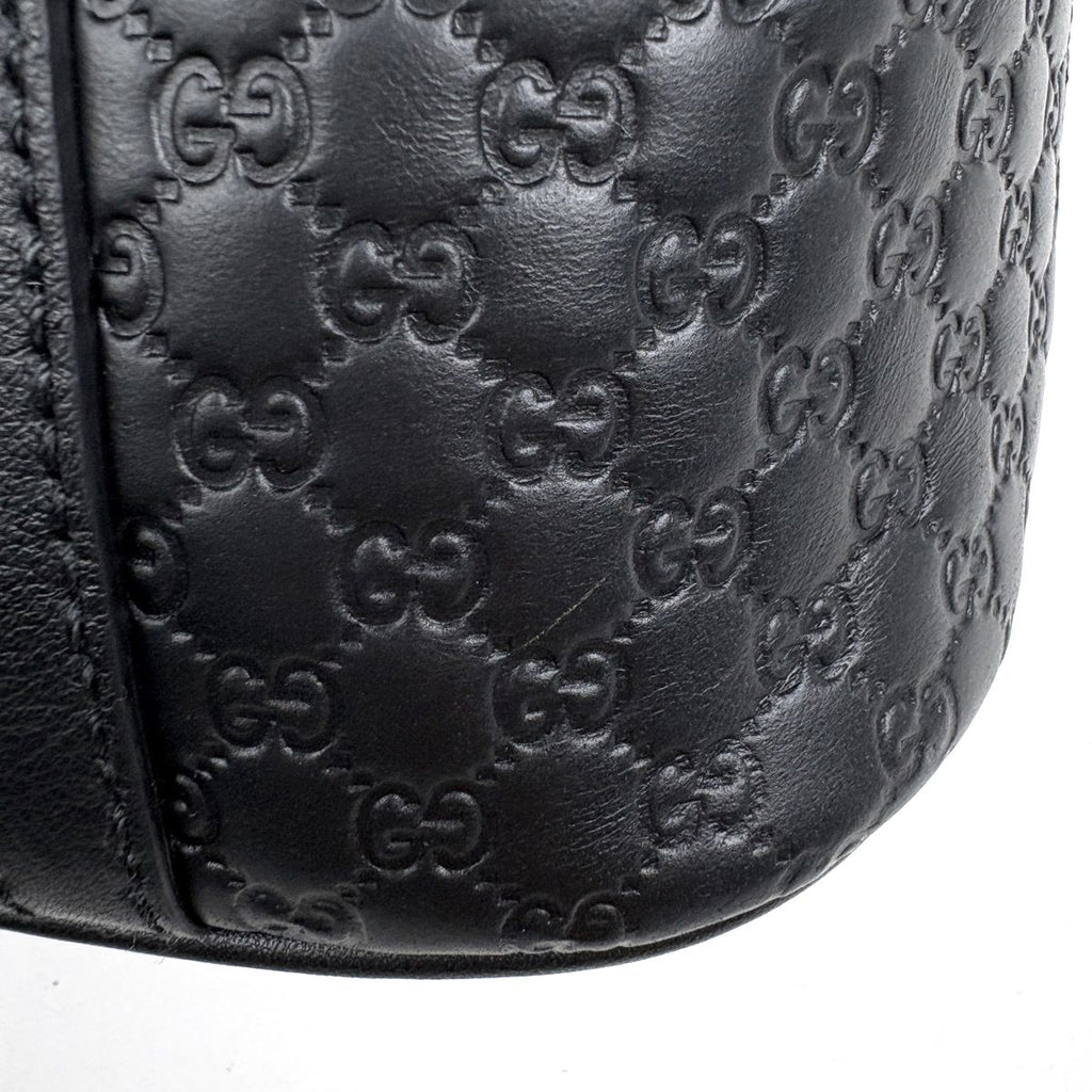 Gucci Handbag Micro Guccissima 2-Way Leather Black — view 4
