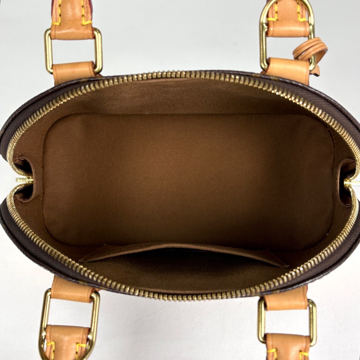 Louis Vuitton Alma BB Handbag Monogram Brown — view 6