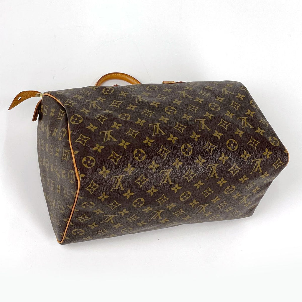 Louis Vuitton Speedy 35 Boston Bag Monogram Brown — view 2