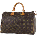 Louis Vuitton Speedy 35 Boston Bag Monogram Brown