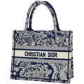 Dior Tote Bag Book Small Canvas Navy