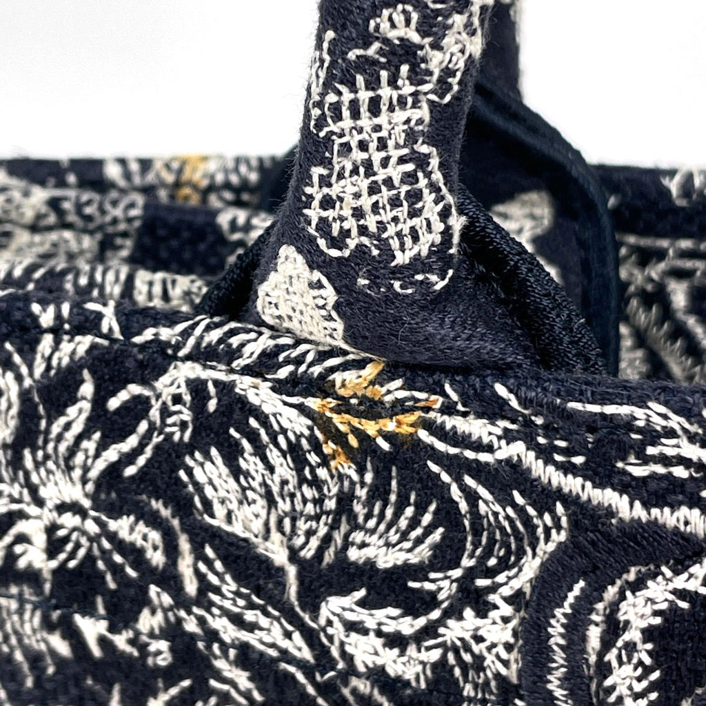 Dior Tote Bag Book Small Canvas Navy — view 6